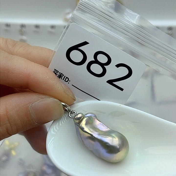 淡水珍珠颈饰银S925镶嵌