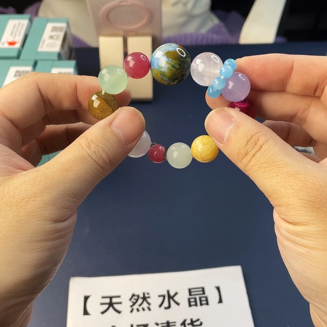 水晶银S925镶嵌手链