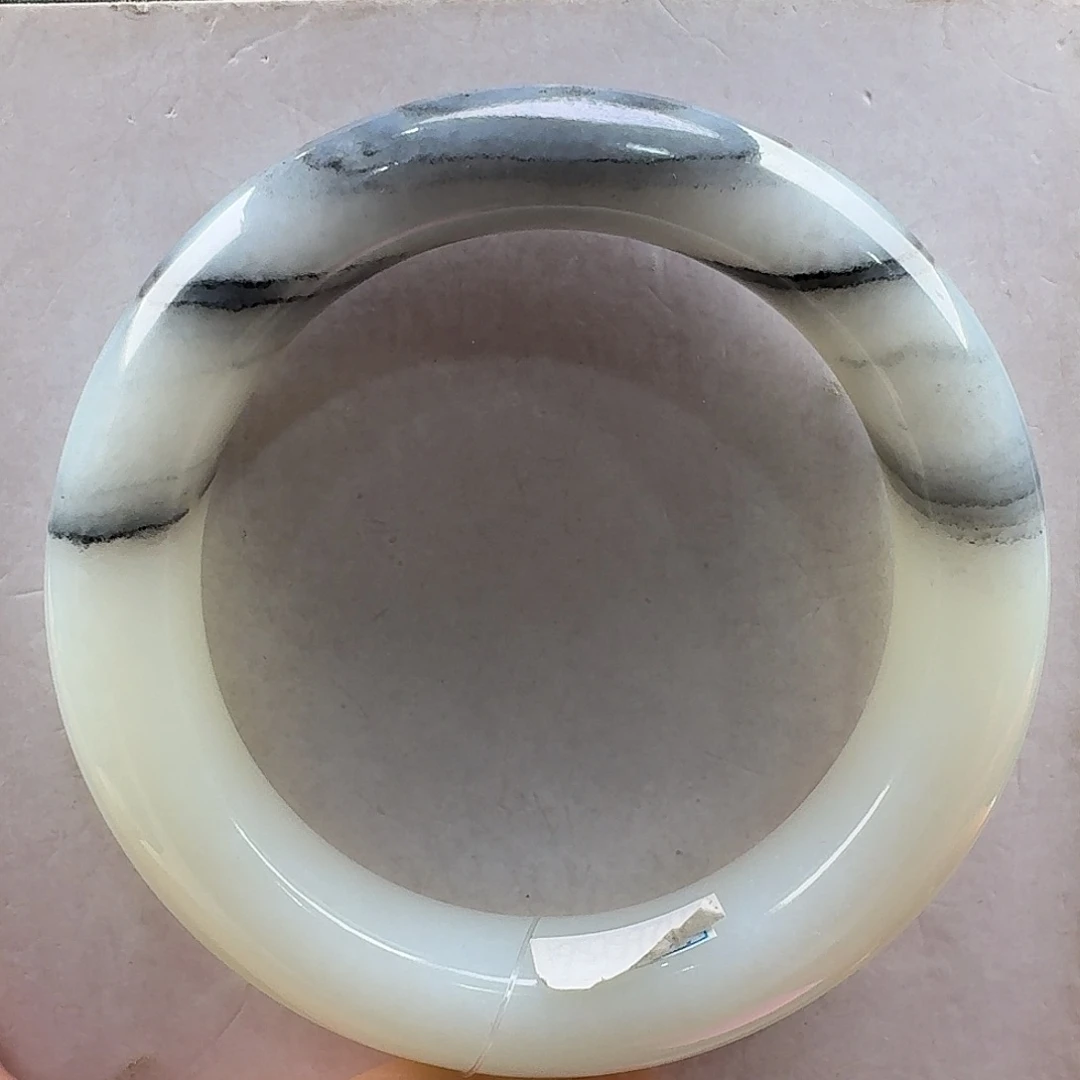 未镶嵌手镯和田玉55.5