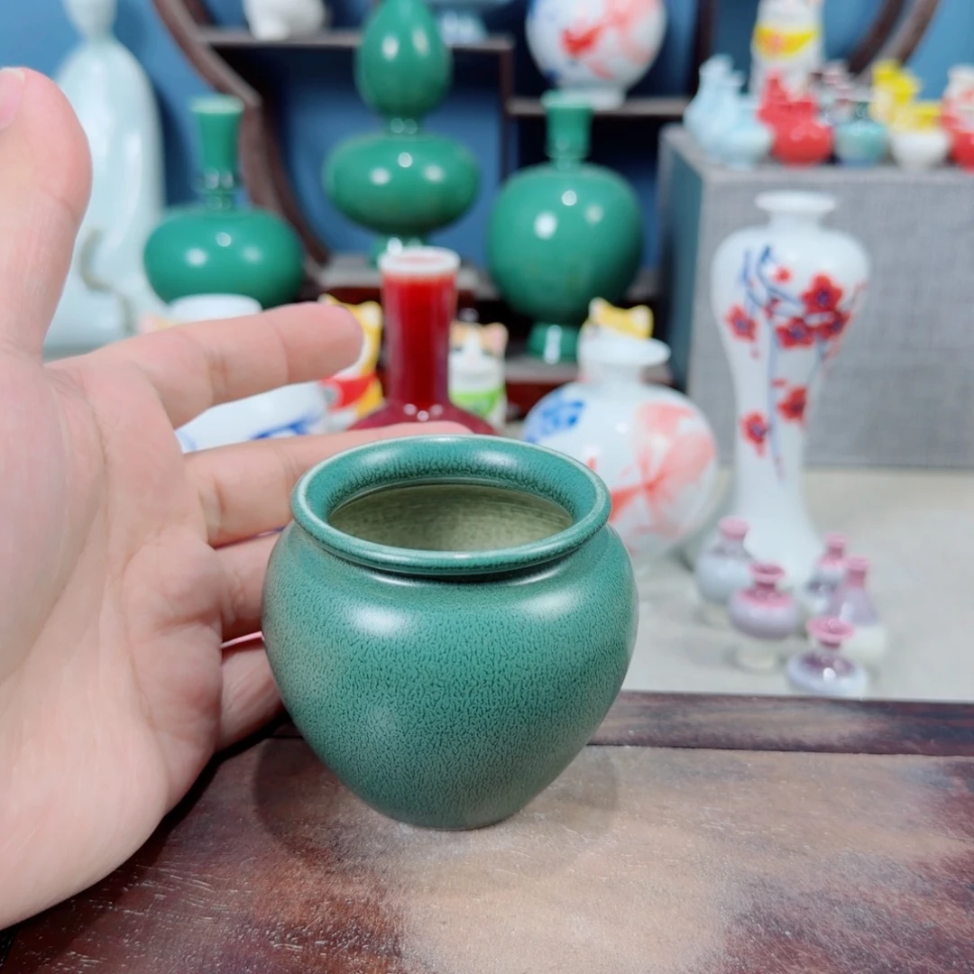 陶瓷手工小花器摆件