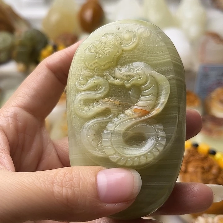 石材古青石不退换蛇