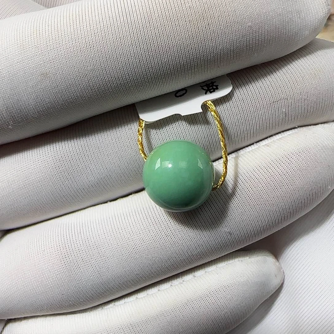 绿松石未镶嵌10mm➕单珠