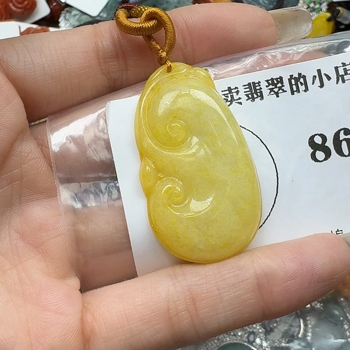 翡翠未镶嵌项链翡翠