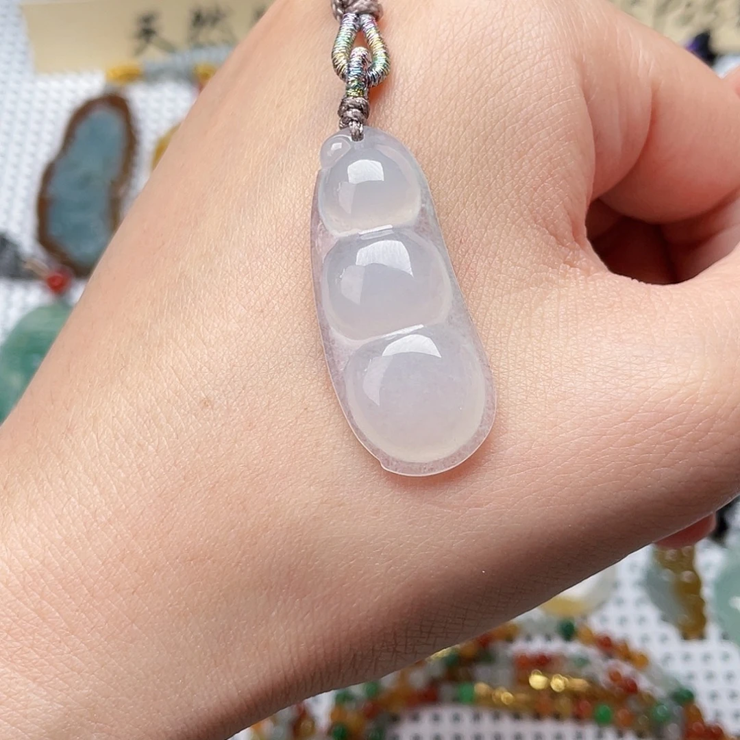 颈饰未镶嵌翡翠福豆