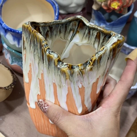 陶瓷Q295橙色133113313