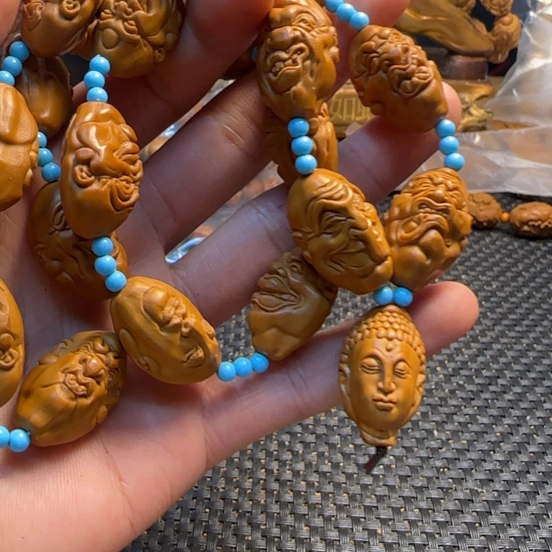 橄榄核手串/手链十八罗汉浡挂