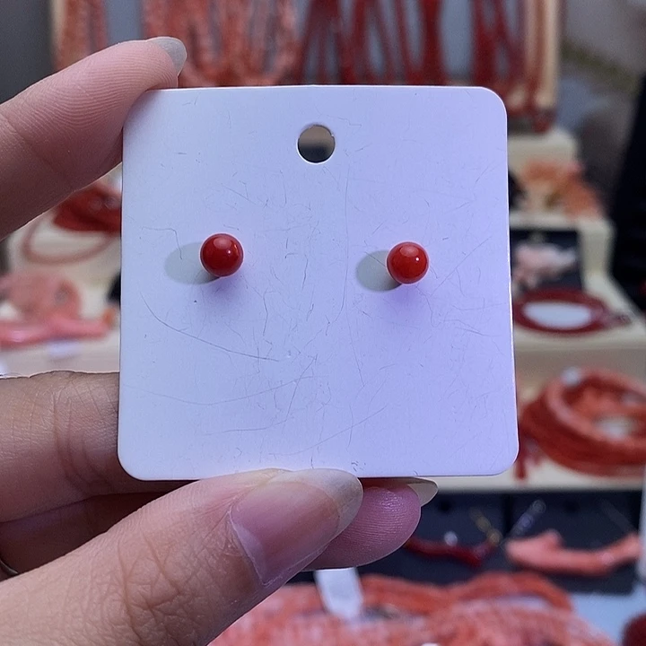 锆石非金属合金耳钉