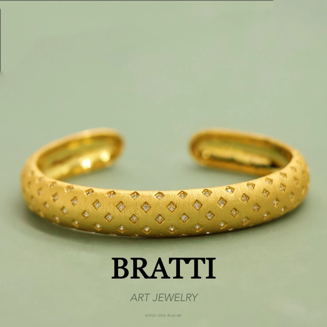 925银手镯 Bratti珠宝“安澜”S925银手镯17cm以内-YZ250101