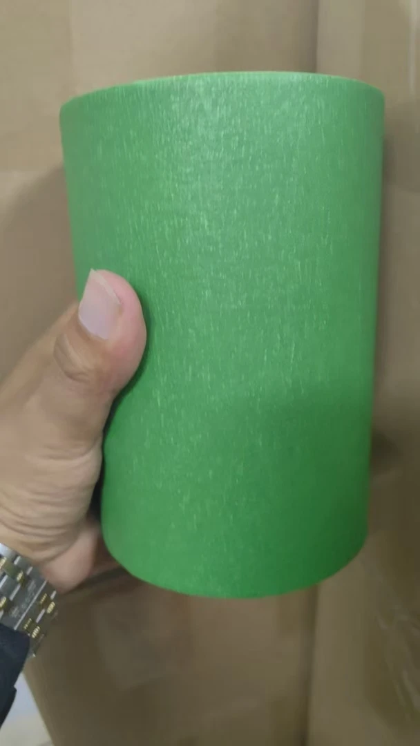 12公分绿色美纹纸60卷一箱，一卷30米胶带美纹纸胶带