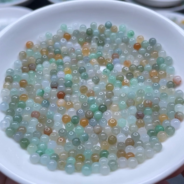 颈饰未镶嵌翡翠米珠随机发100