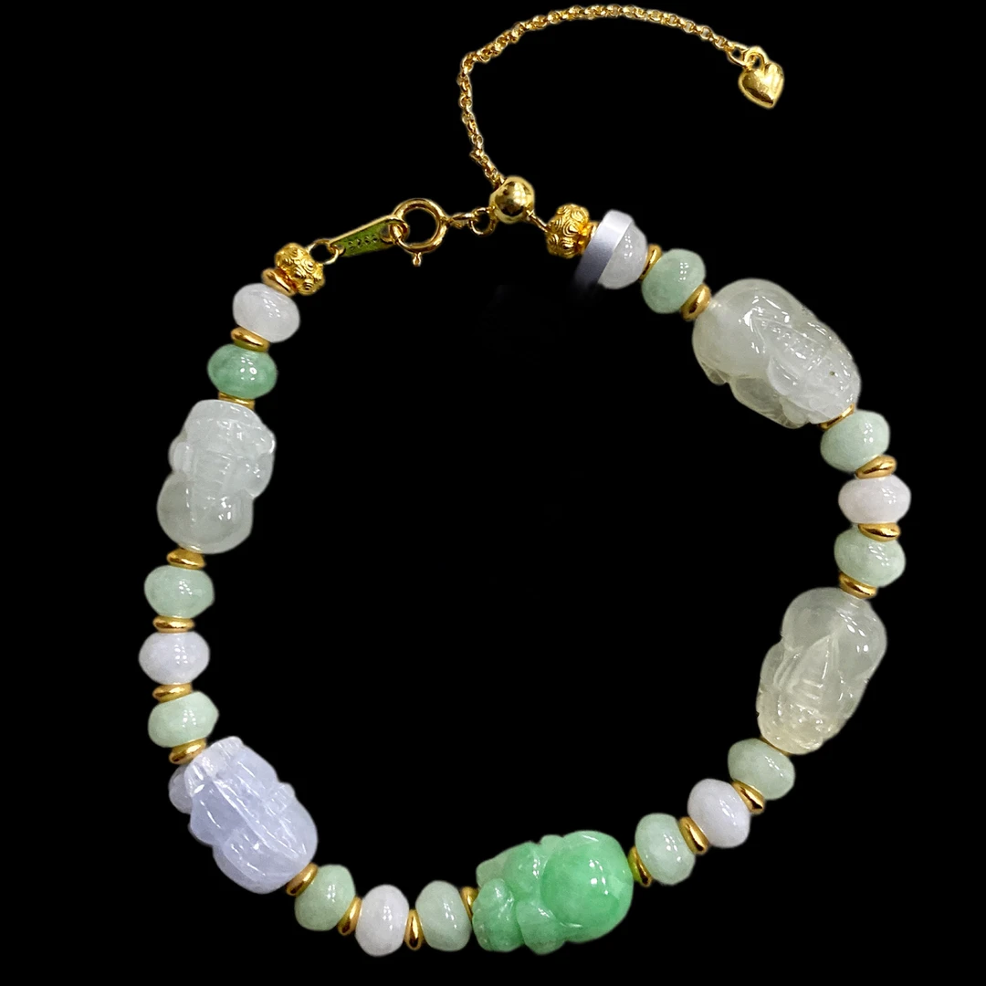 N3365翡翠手链多样性发一