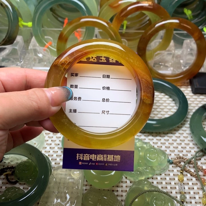 蛇纹石玉手镯未镶嵌用****0