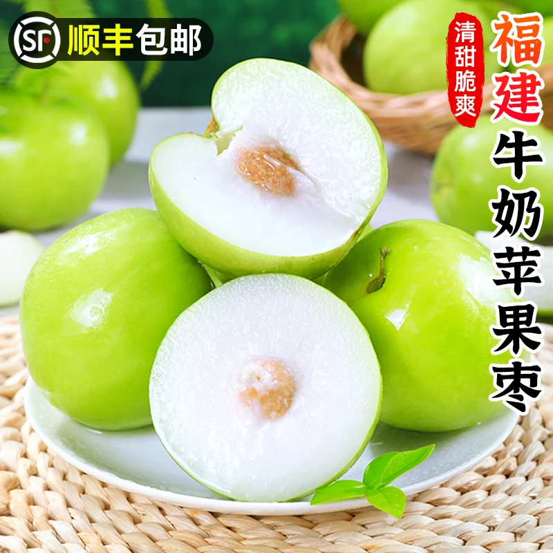 【顺丰包邮】福建牛奶苹果枣3-8.5斤枣子鲜枣青枣蜜枣冬枣新鲜水果