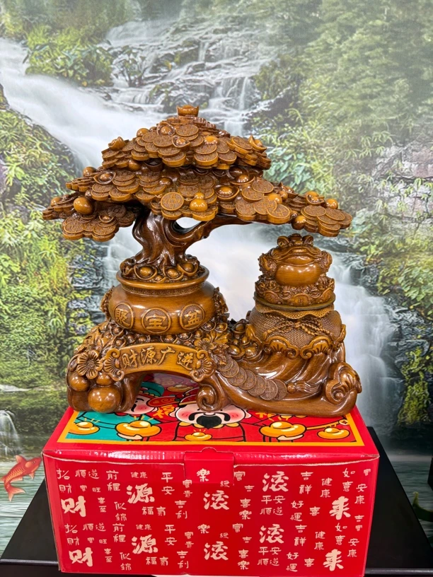 财源广进摇钱树开业前台客厅玄关工艺品摆件