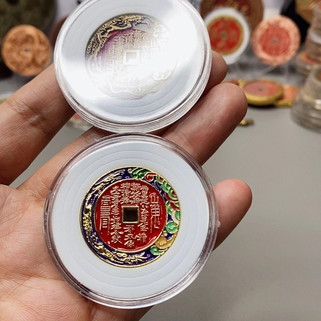 铜现代仿制工艺文创铜币