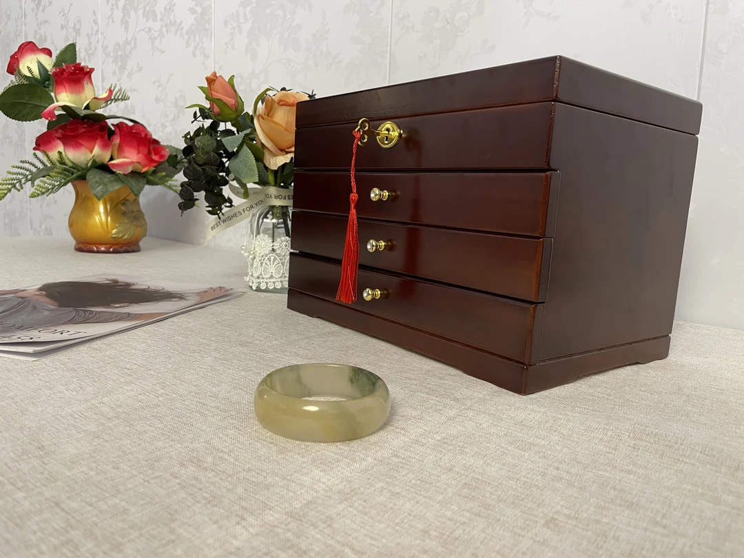 实木首饰盒多层---生日---礼物