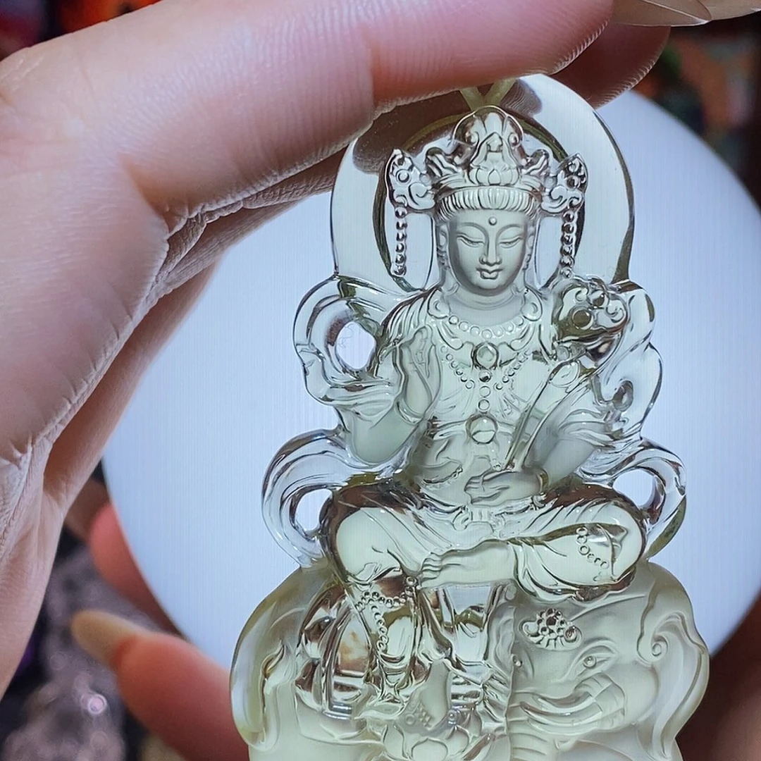 拚***水晶颈饰未镶嵌吊坠