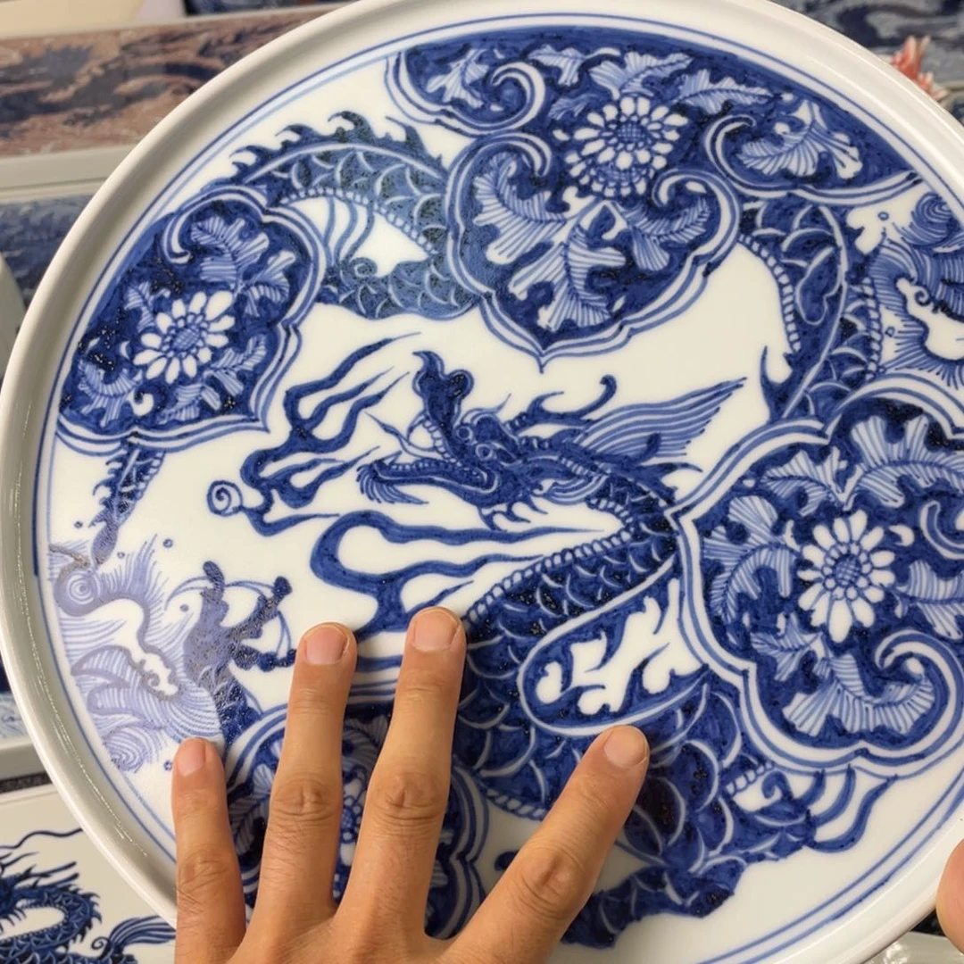 景德镇陶瓷手工手绘