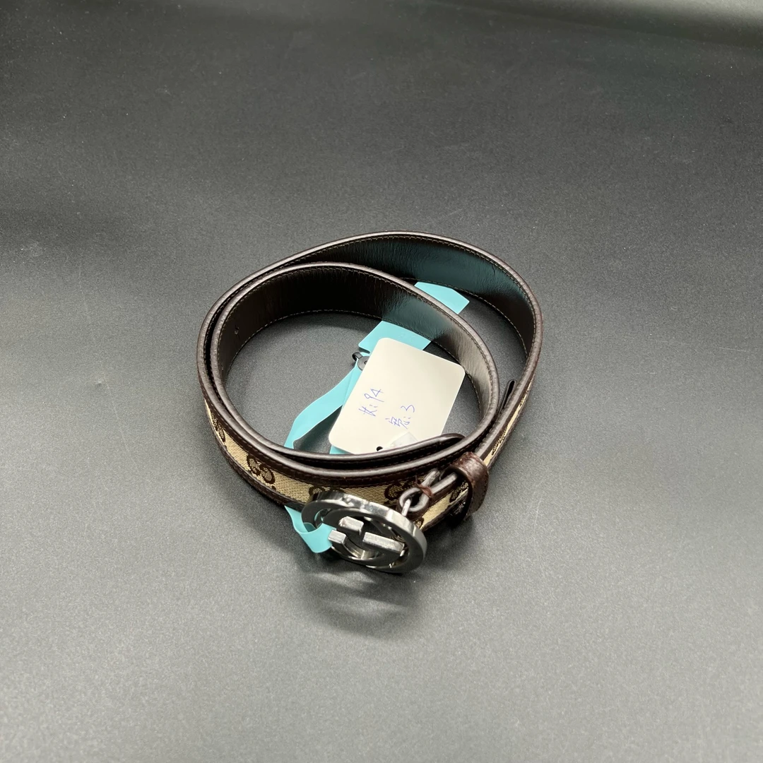 95新 GUCCI/古驰 tt6 GG老花腰带 80cm/95新/206453