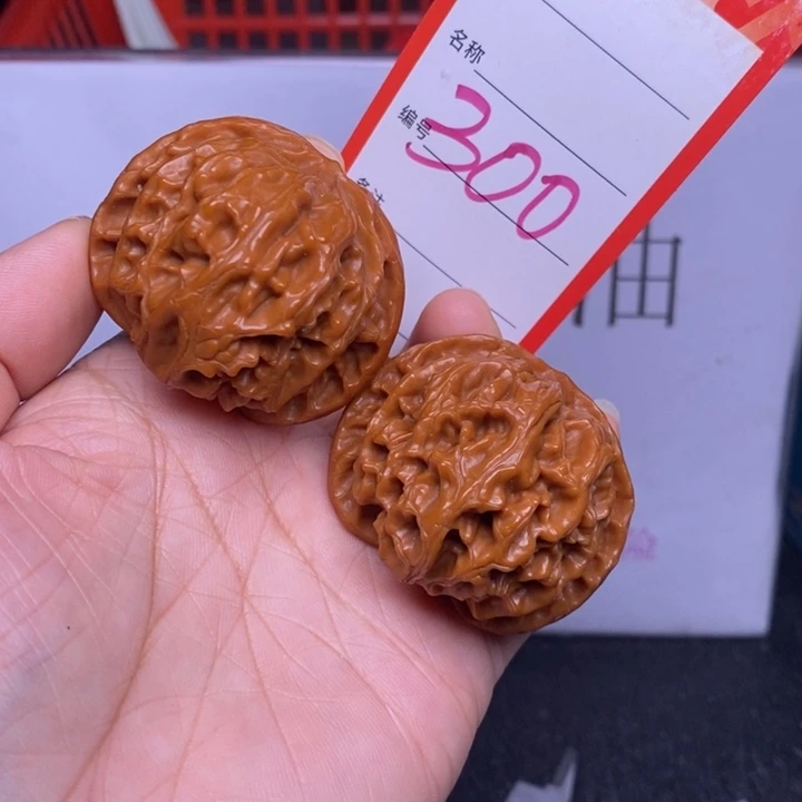 把件文玩核桃300，44苹果