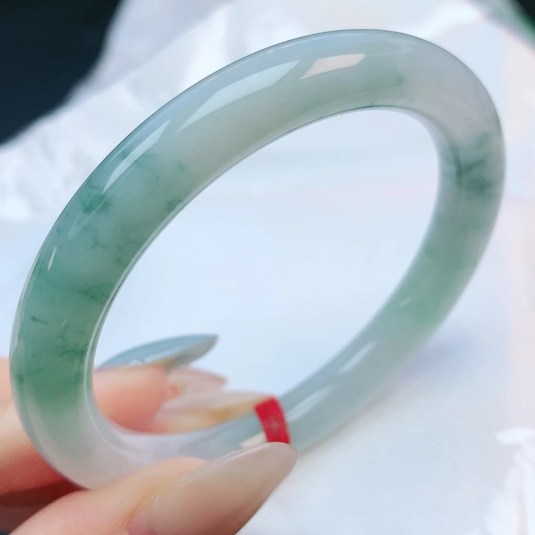 未镶嵌手镯翡翠53圆条882808