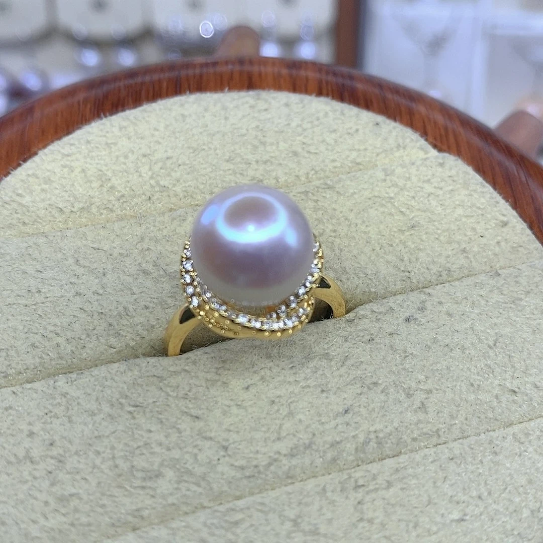 戒指淡水珍珠合金