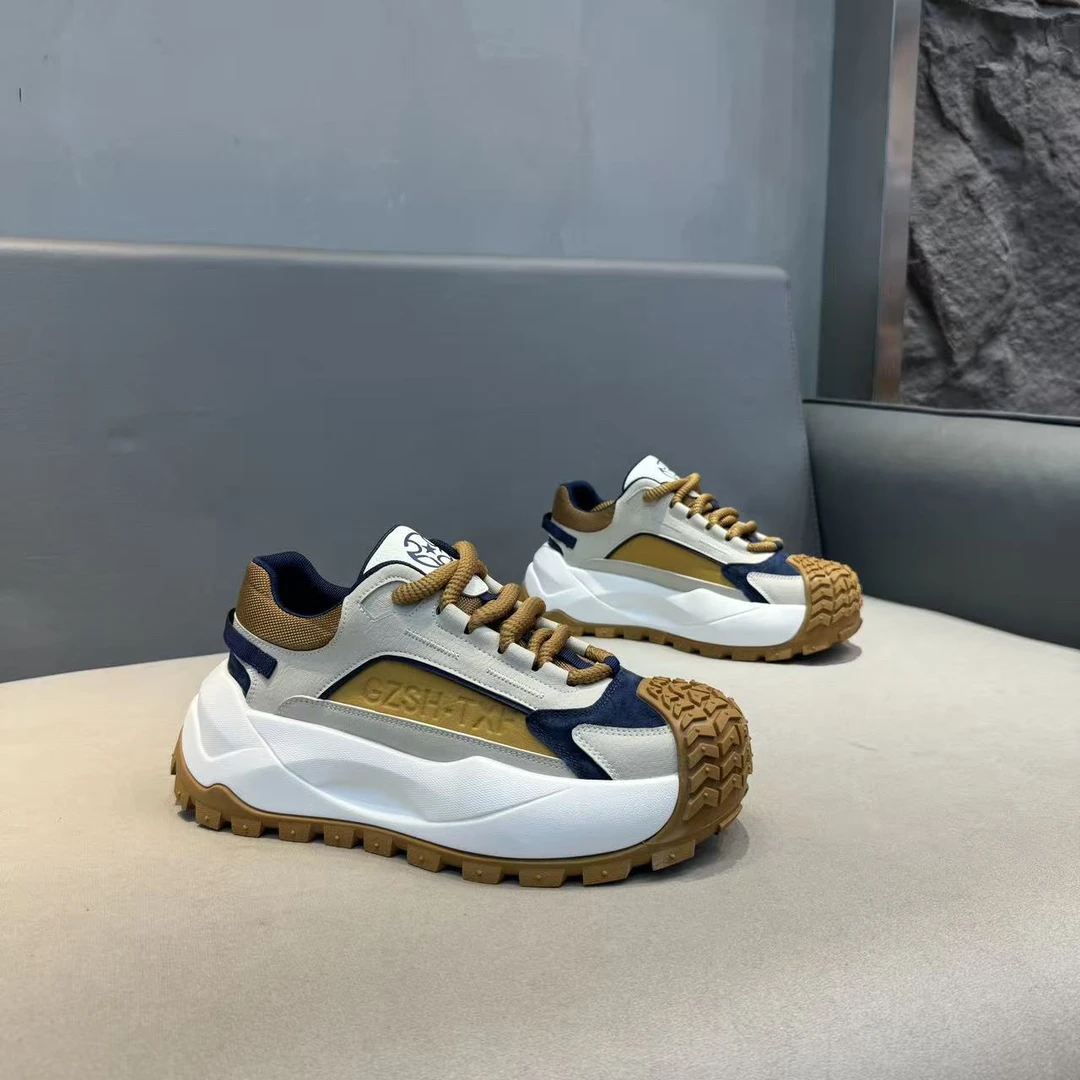 潮流拼色老爹鞋男士厚底百搭男鞋休闲鞋潮流系列运动鞋潮鞋时尚