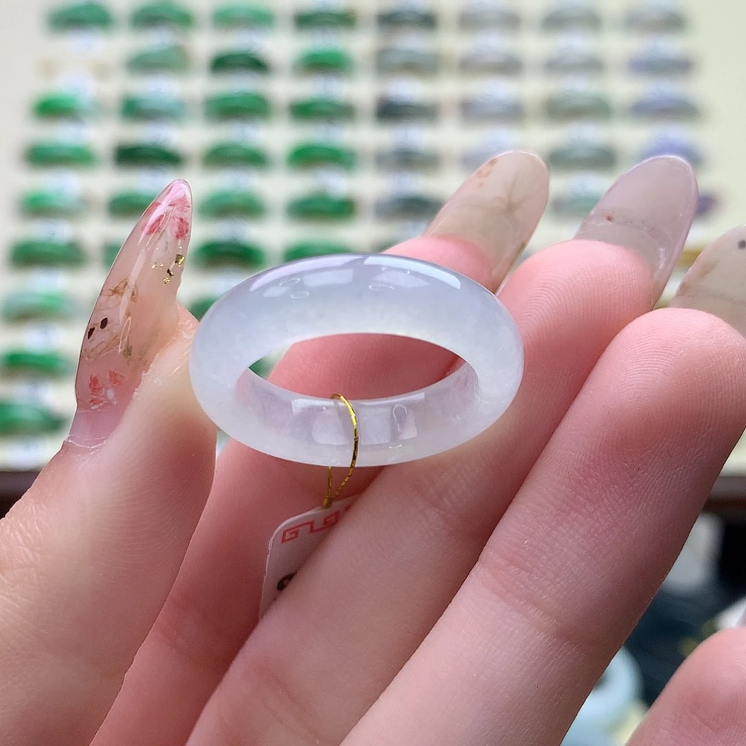 翡翠未镶嵌戒指港19