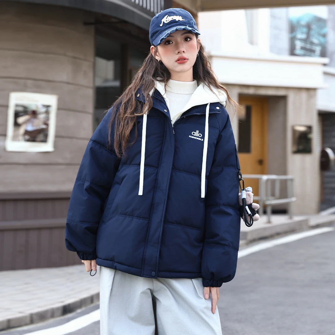 女大童棉服冬季2025新款儿童洋气初中生棉袄女童冬款加厚棉衣外套