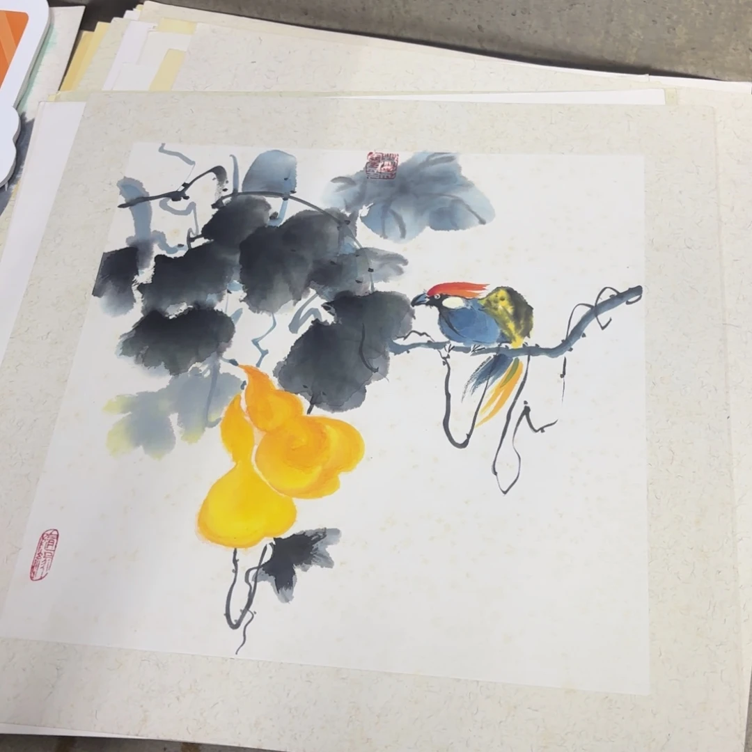 国画50-50卡纸作品童