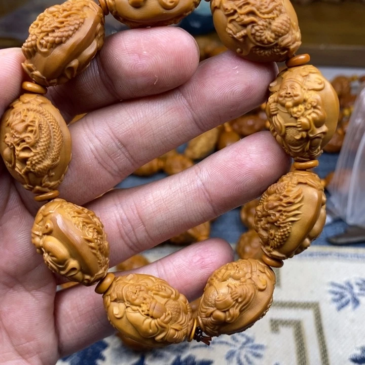 橄榄核手串/手链橄榄核雕工艺手串