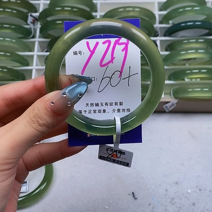 蛇纹石玉未镶嵌手镯美****胖