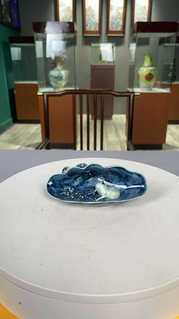 景德镇陶瓷青花笔洗R4