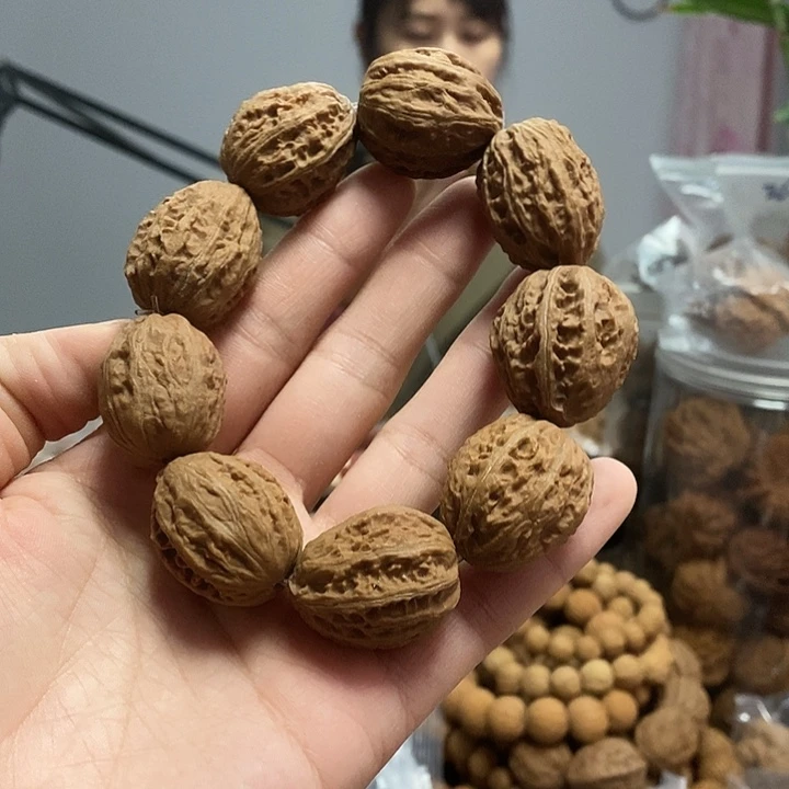 文玩核桃把件秋子手串