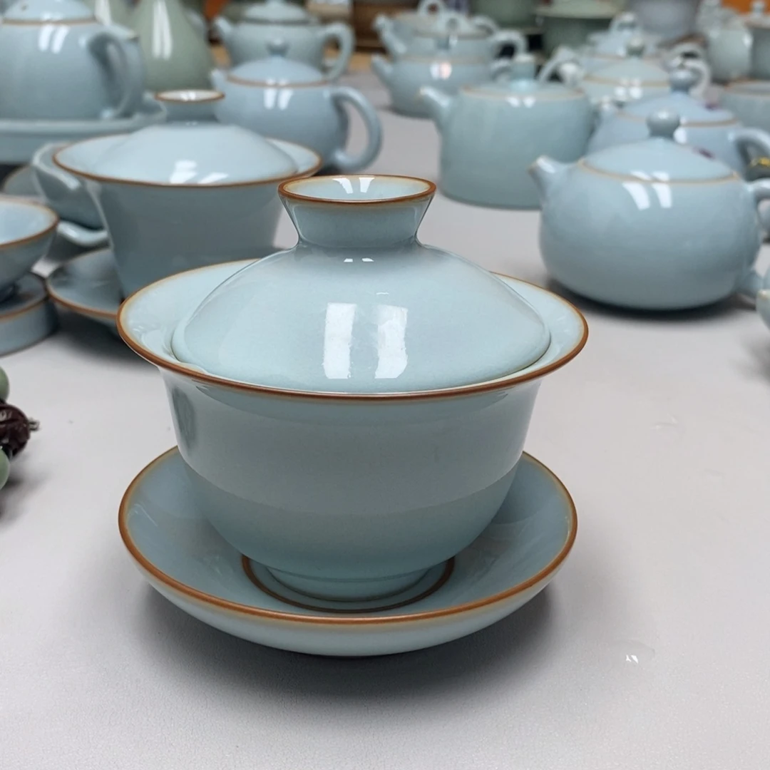 我**速微瑕元宝盖碗无礼盒