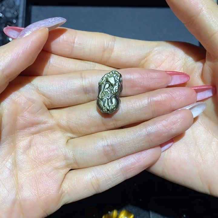 黑曜岩吊坠(不含链)未镶嵌欣*?