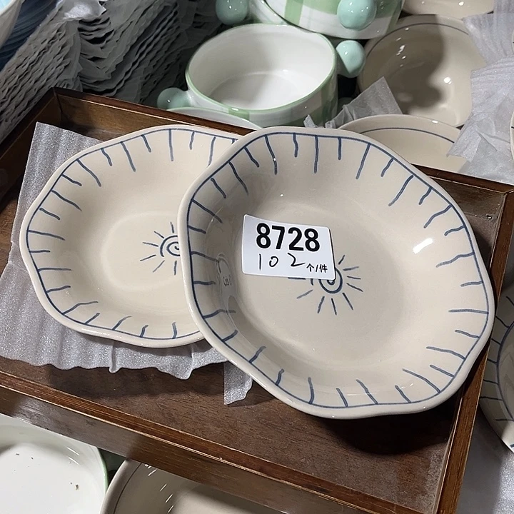 瓷微瑕外贸餐具8728