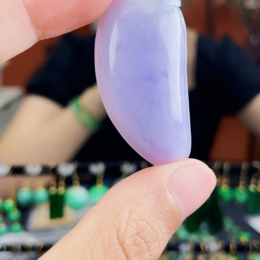 翡翠未镶嵌耳饰饰品