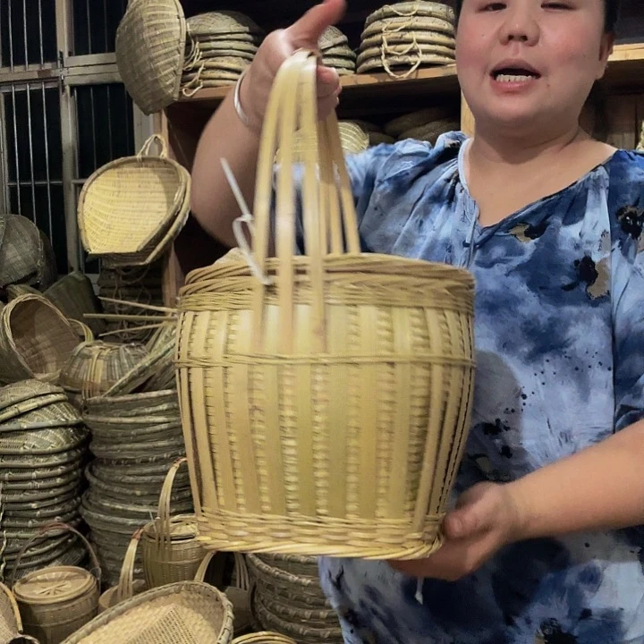 纯手工制作工艺篮子