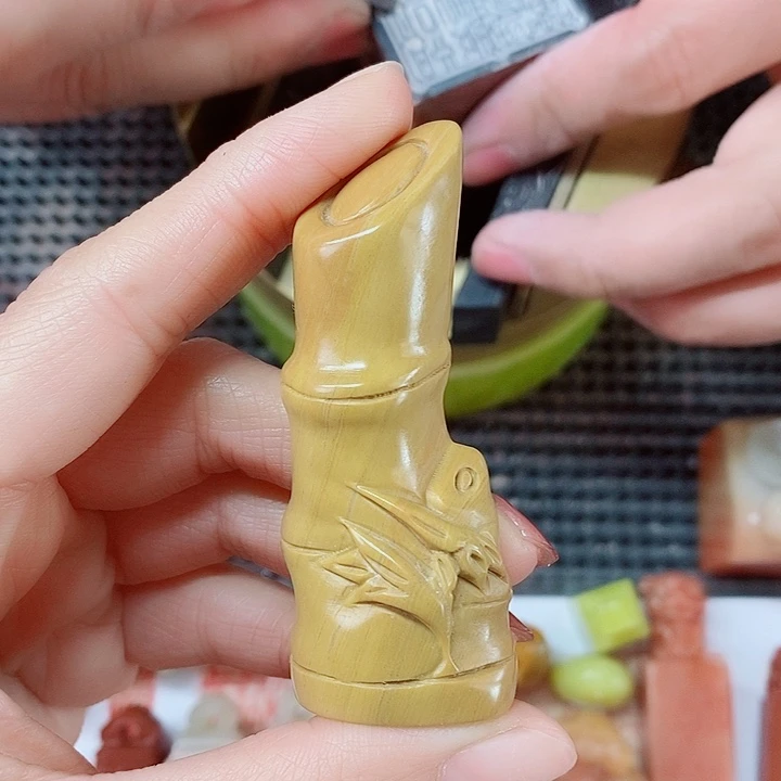 巴林石现场直播手工