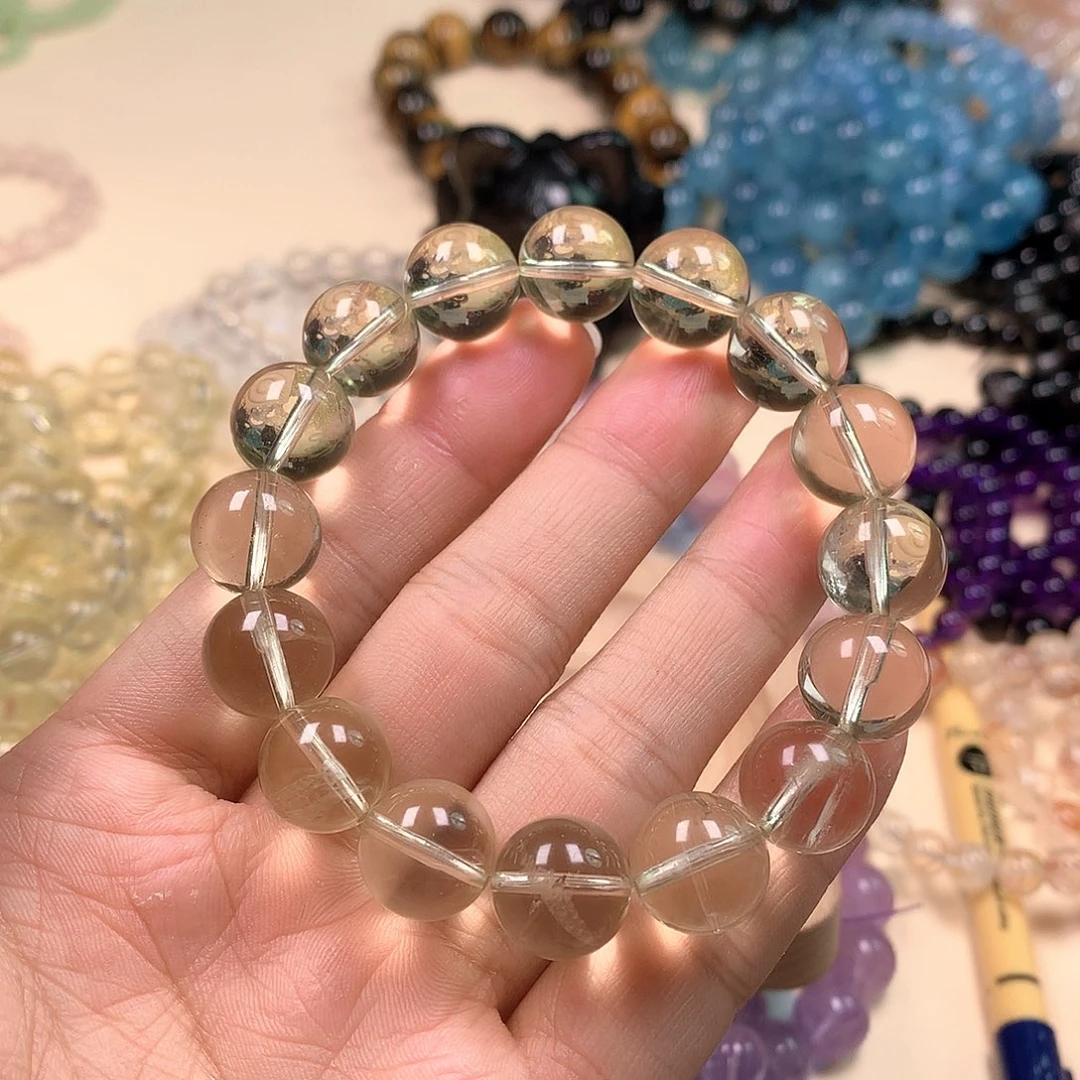 水晶手链未镶嵌乖*.天然