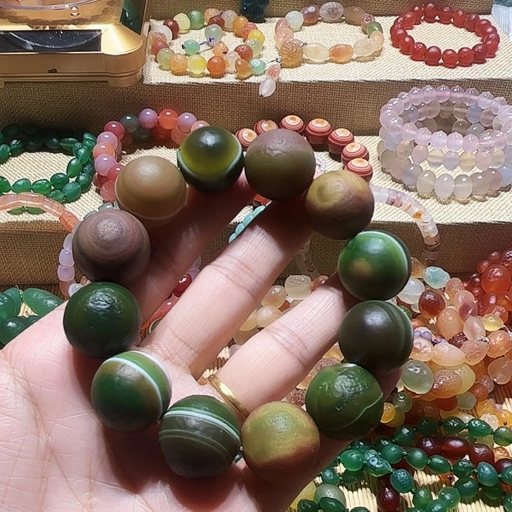 玛瑙/玉髓未镶嵌手链