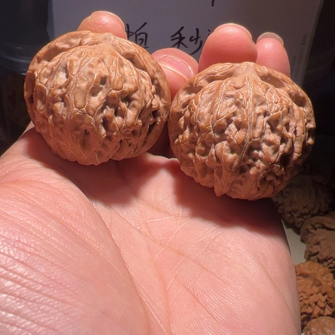 文玩核桃把件41尺全品金麒麟