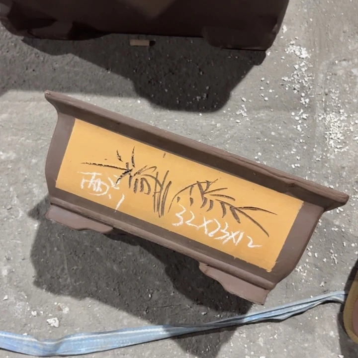 宜兴紫砂花盆，现货