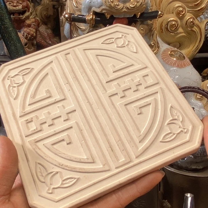 蜜安罐瓷香炉锡茶则