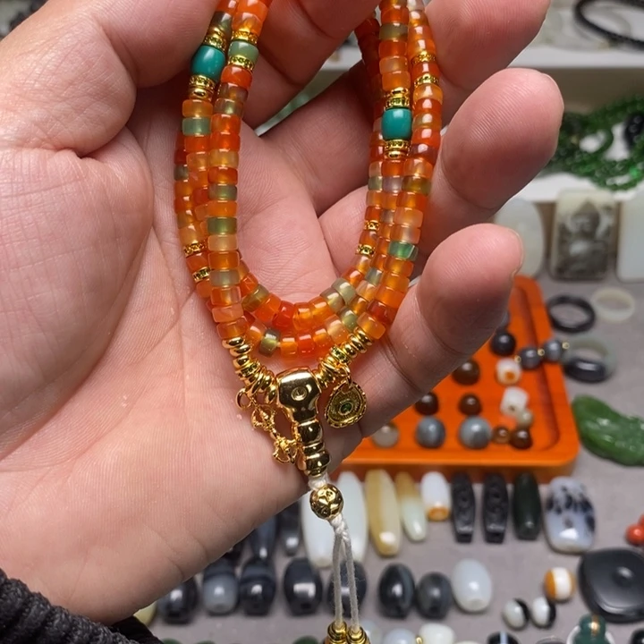 玛瑙/玉髓未镶嵌手链