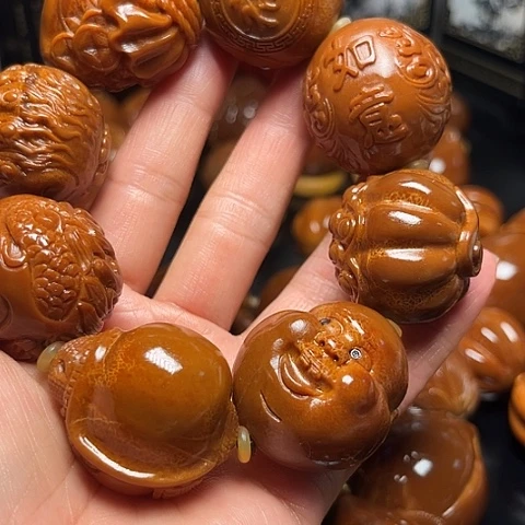 沐***陌手串/手链橄榄核直播200宝宝