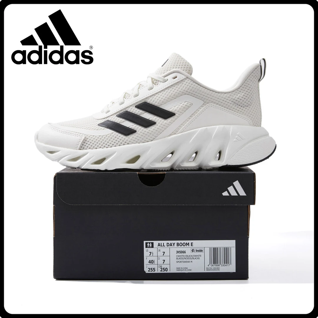 adidas/阿迪达斯跑鞋男子运动鞋舒适时尚情侣透气网面轻便JH5066
