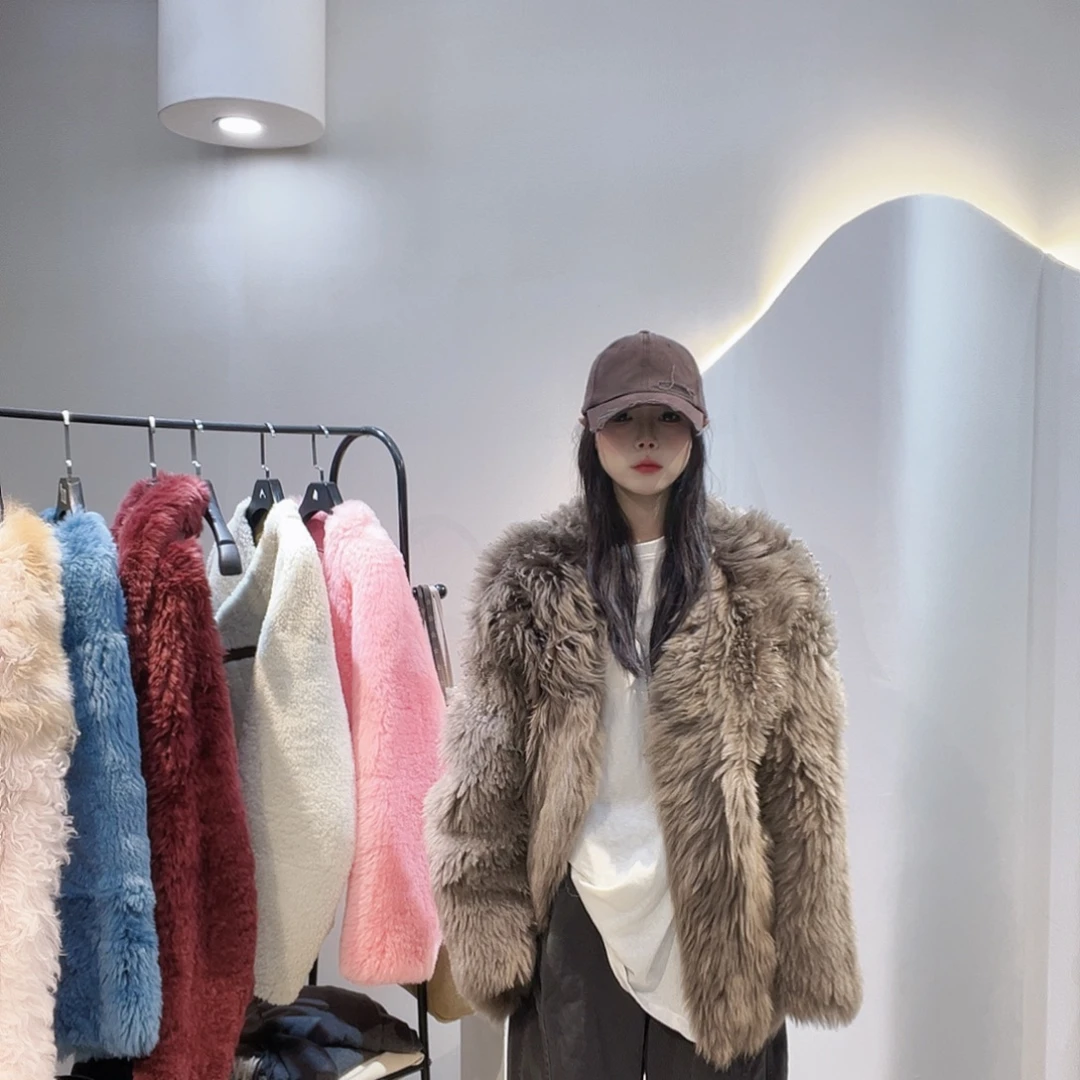 m***5真皮皮毛一体外套222-139