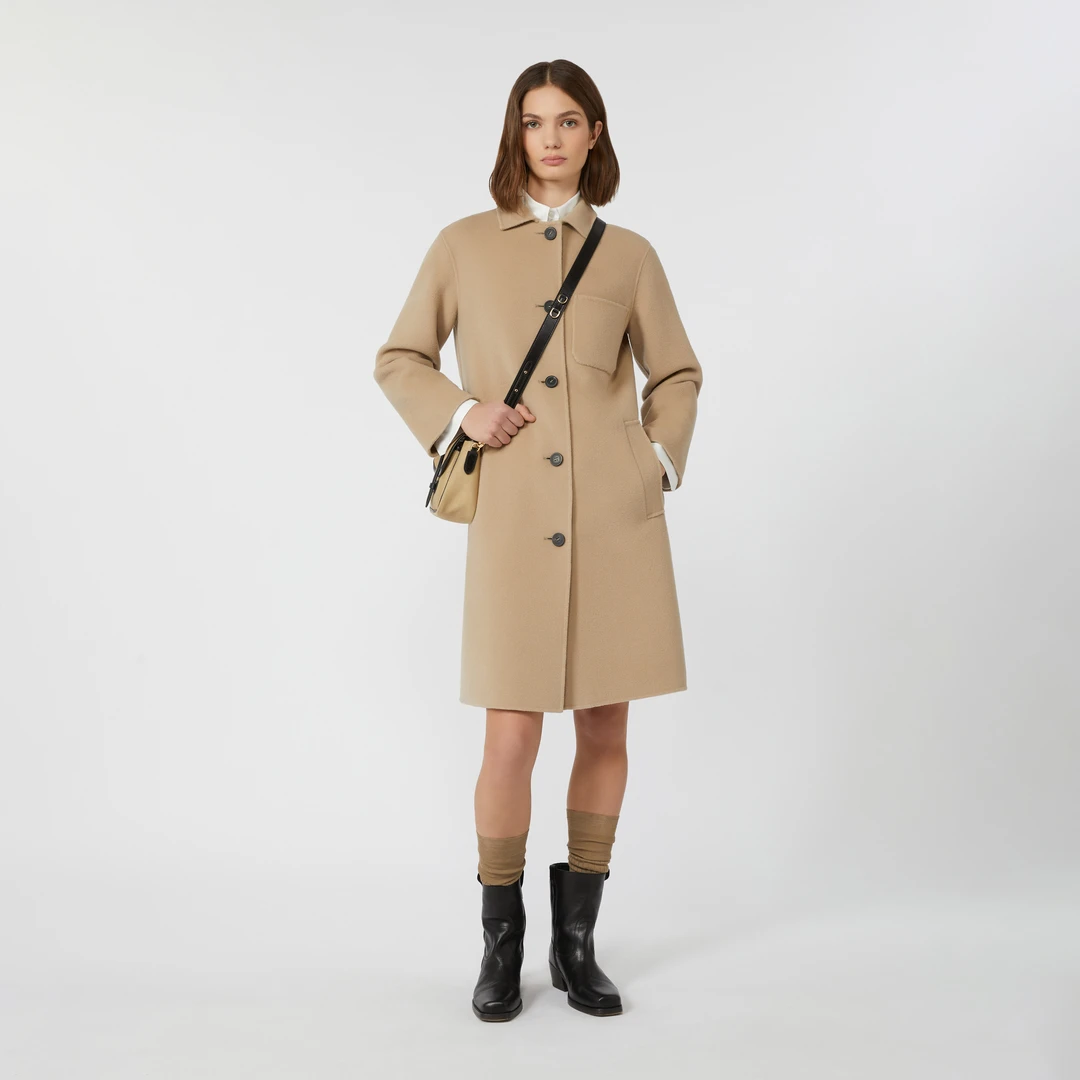 【国现 专柜7200】MaxMara 25年新款女士羊毛大衣 Zenone 086